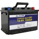 GEL / AGM փոխարինող Solar Power Storage մարտկոց 12v 100ah LifePo4 լիթիումի իոնային մարտկոց