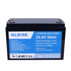 25.6V 100Ah Lithium-Ion Lifepo4 Battery Pack Վերալիցքավորվող Lithium Ion մարտկոց
