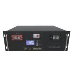 6000 Cycles 48V 100Ah 5Kwh RS48 LiFePo4 արևային մարտկոց 5U պահարանով